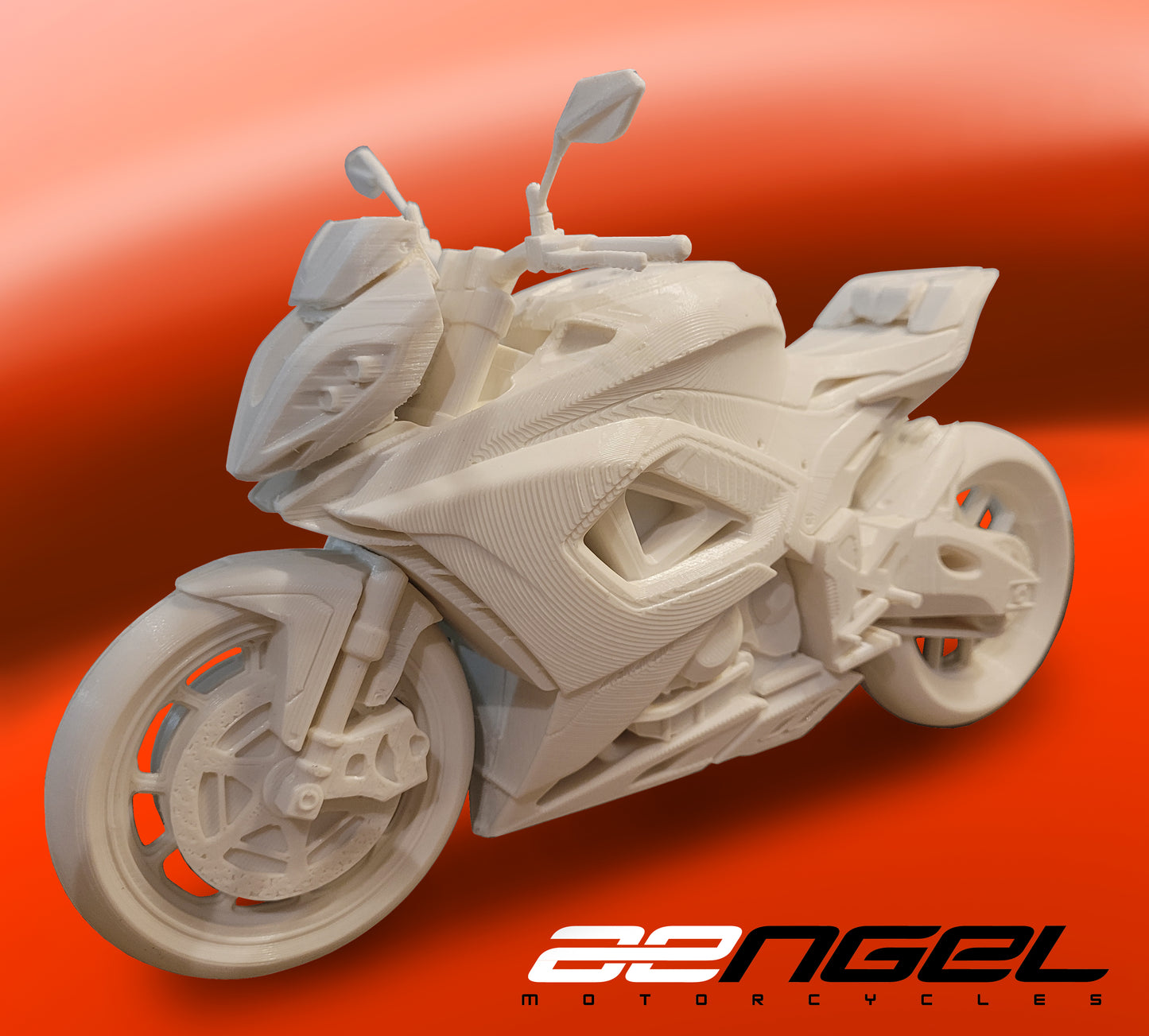 Saeber Motorcycle 1:12 Scale model 3D printed